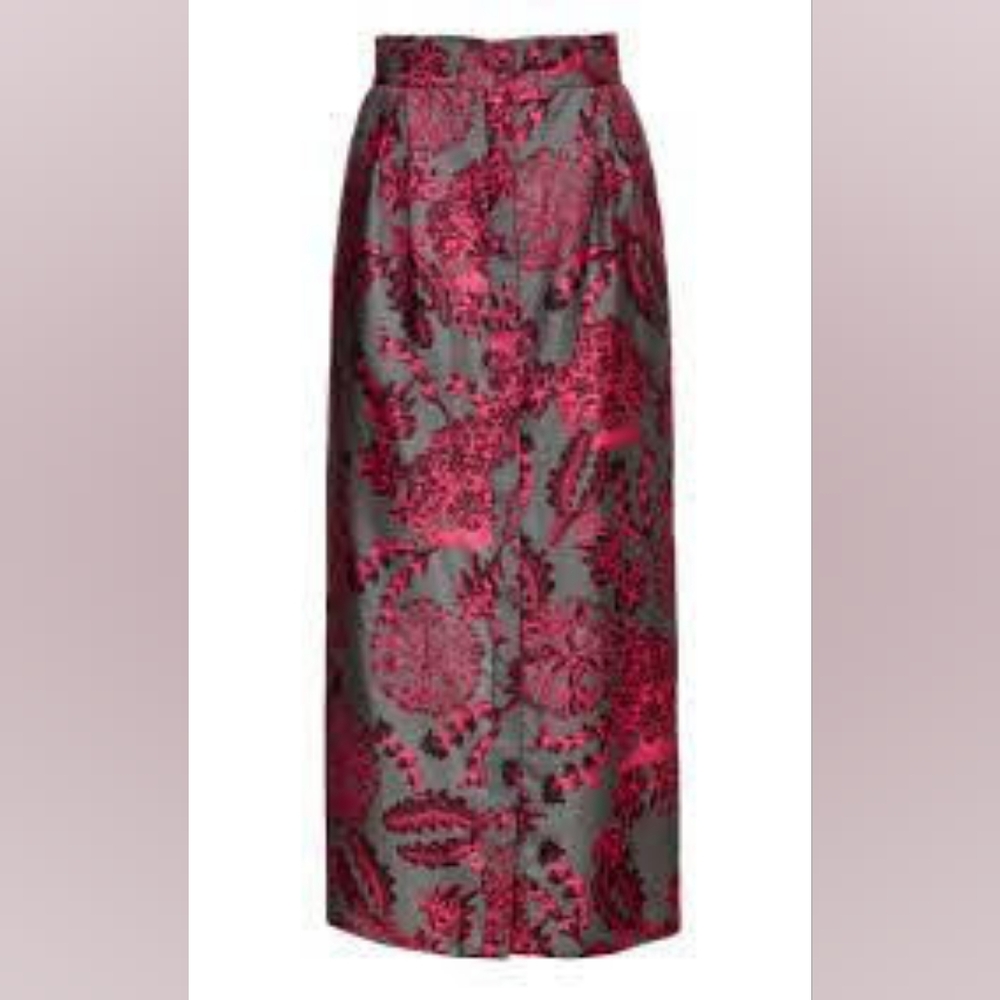 Sz 48 NWT $690 Lake Studio silk skirt